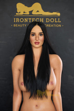 Estrella porno de Violet Voss muñeca sexual (Irontech Doll 178cm de silicona de la copa electrónica)