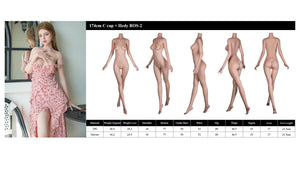 Hedicero muñeca sexual (Starpery 174 cm C-CUP TPE+Silicona)