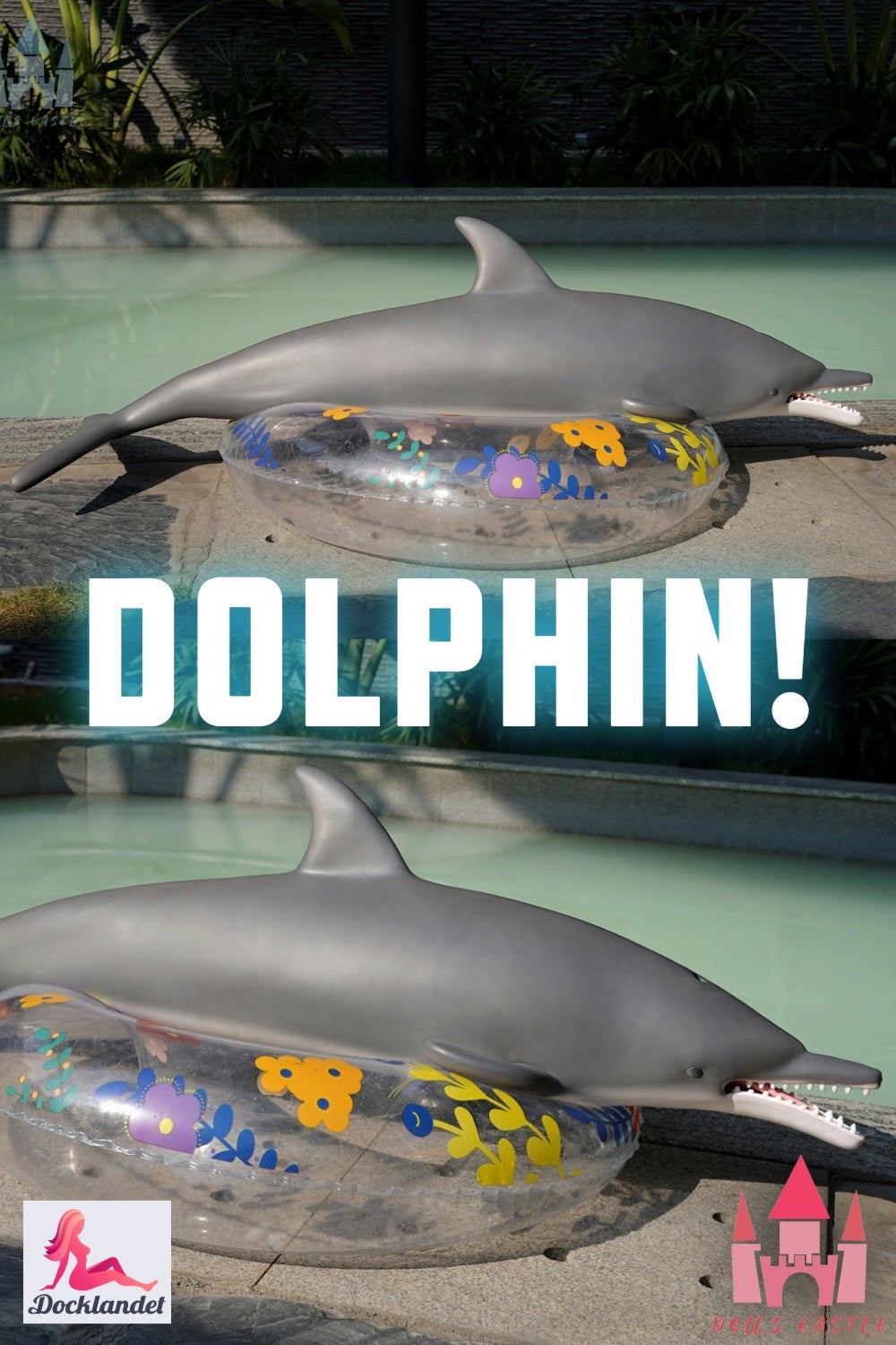 O golfinho é único sex doll do Dolls Castle fogo. Para aqueles que sonham com uma experiência íntima com um golfinho, finalmente existe um golfinho sex doll! Existem muitas histórias, mitos e fantasias sobre golfinhos e sexo. Claro que uma experiência real com um golfinho é algo inviável, mas com um golfinho de silicone, apenas as suas próprias fantasias estabelecem os limites!