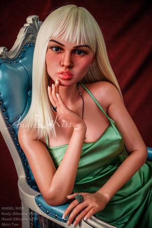 Boneca sexual renata (AK-Doll 165cm D-kupa #S370 Silicone)