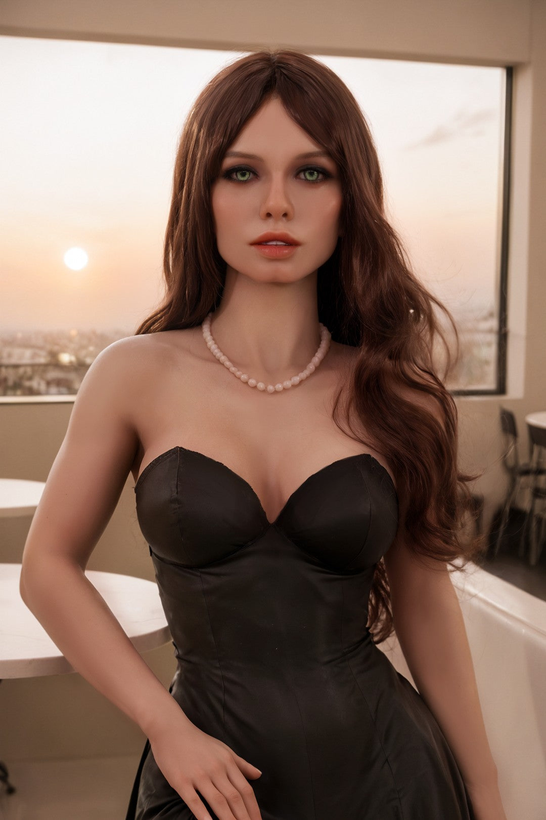 jesse muñeca sexual (Aibei Doll Copa F de 151 cm #AB6 TPE+silicona)