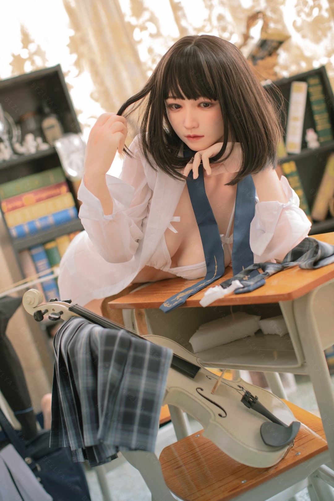 Boneca sexual de platycodon (Bezlya Doll 160cm c-cup 2.1 silicone)