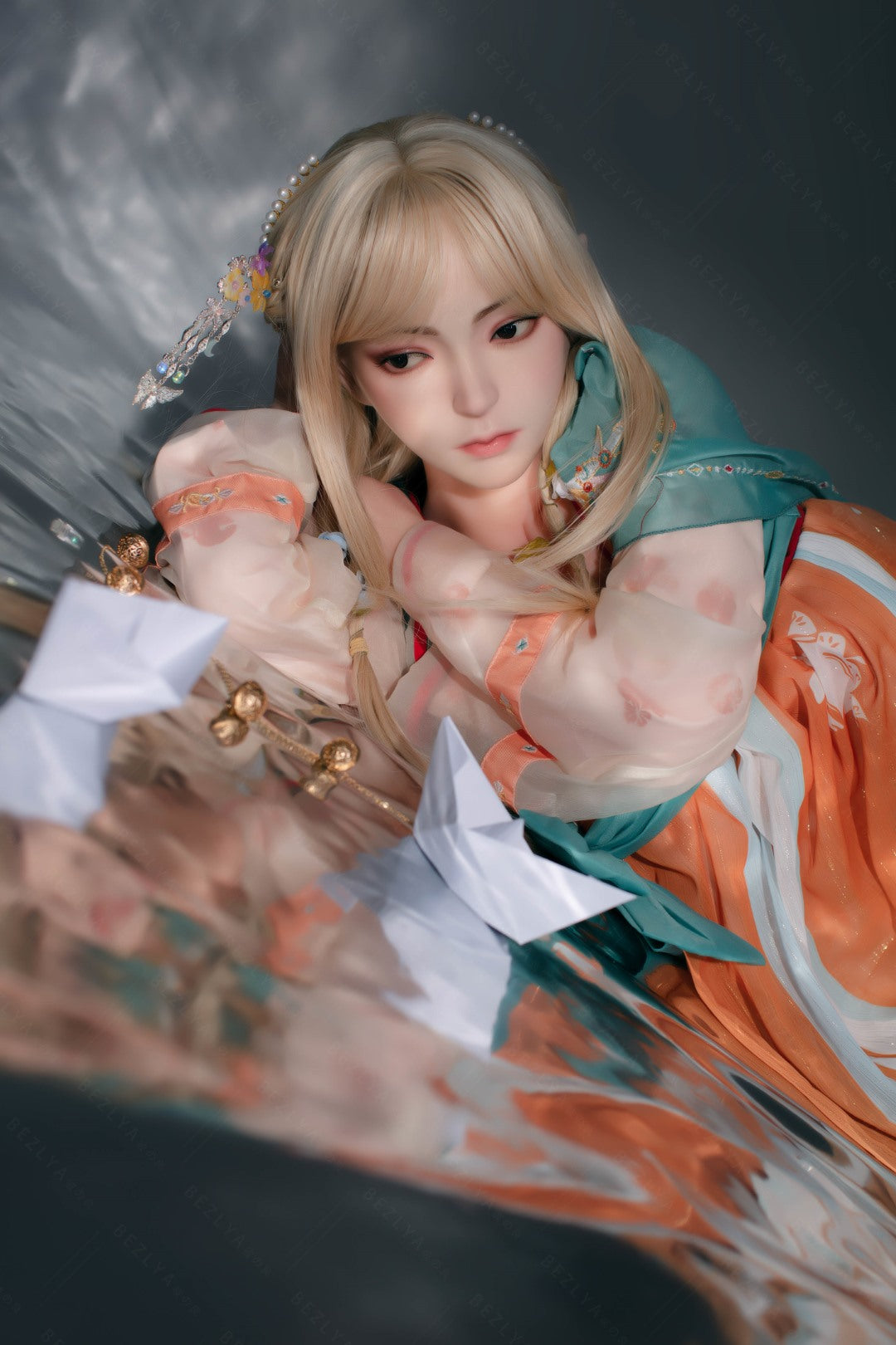 Boneca sexual amor-perfeito (Bezlya Doll Copo C 160cm 2.0 TPE+Silicone)