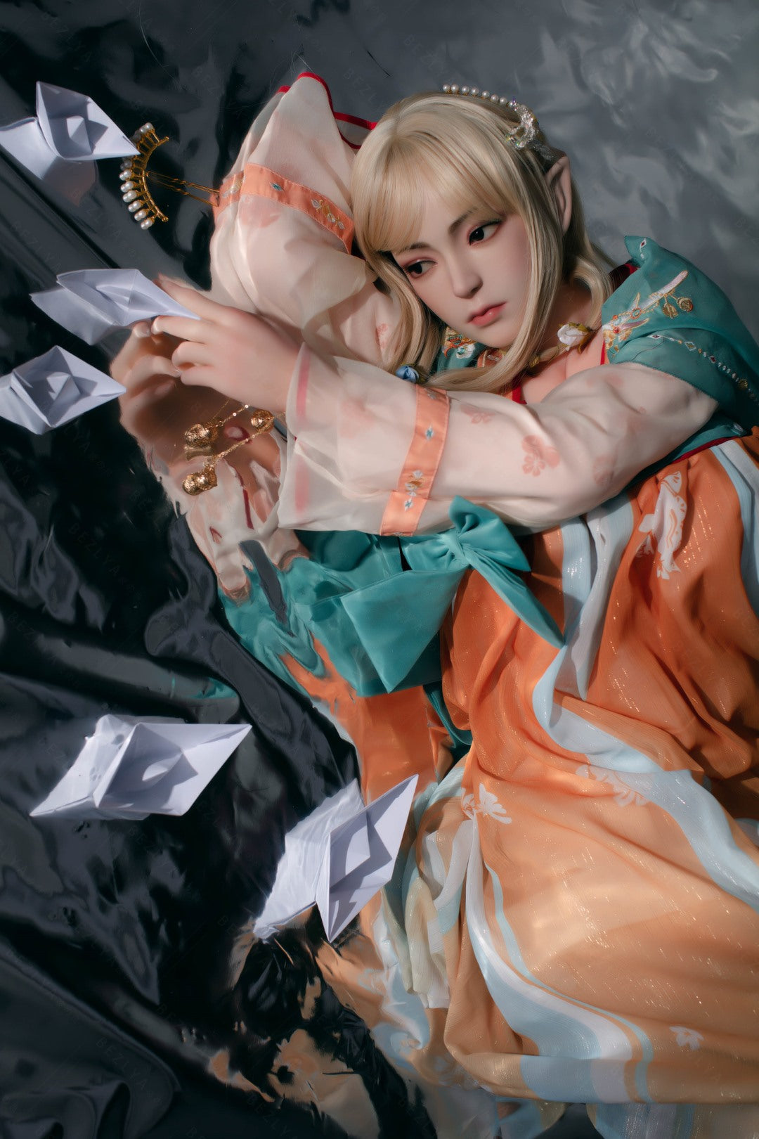 Boneca sexual amor-perfeito (Bezlya Doll Copo C 160cm 2.0 TPE+Silicone)