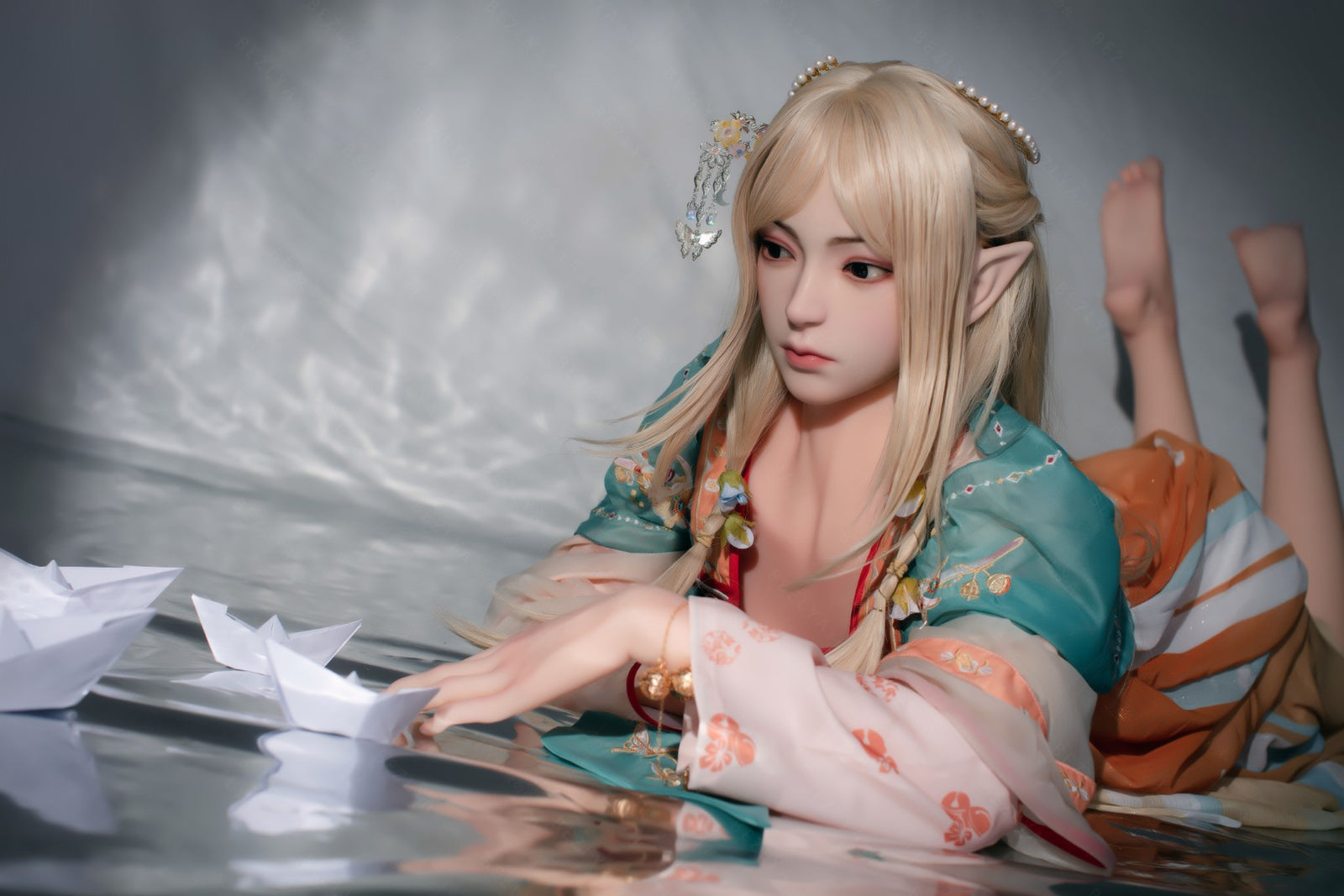 Boneca sexual amor-perfeito (Bezlya Doll Copo C 160cm 2.0 TPE+Silicone)