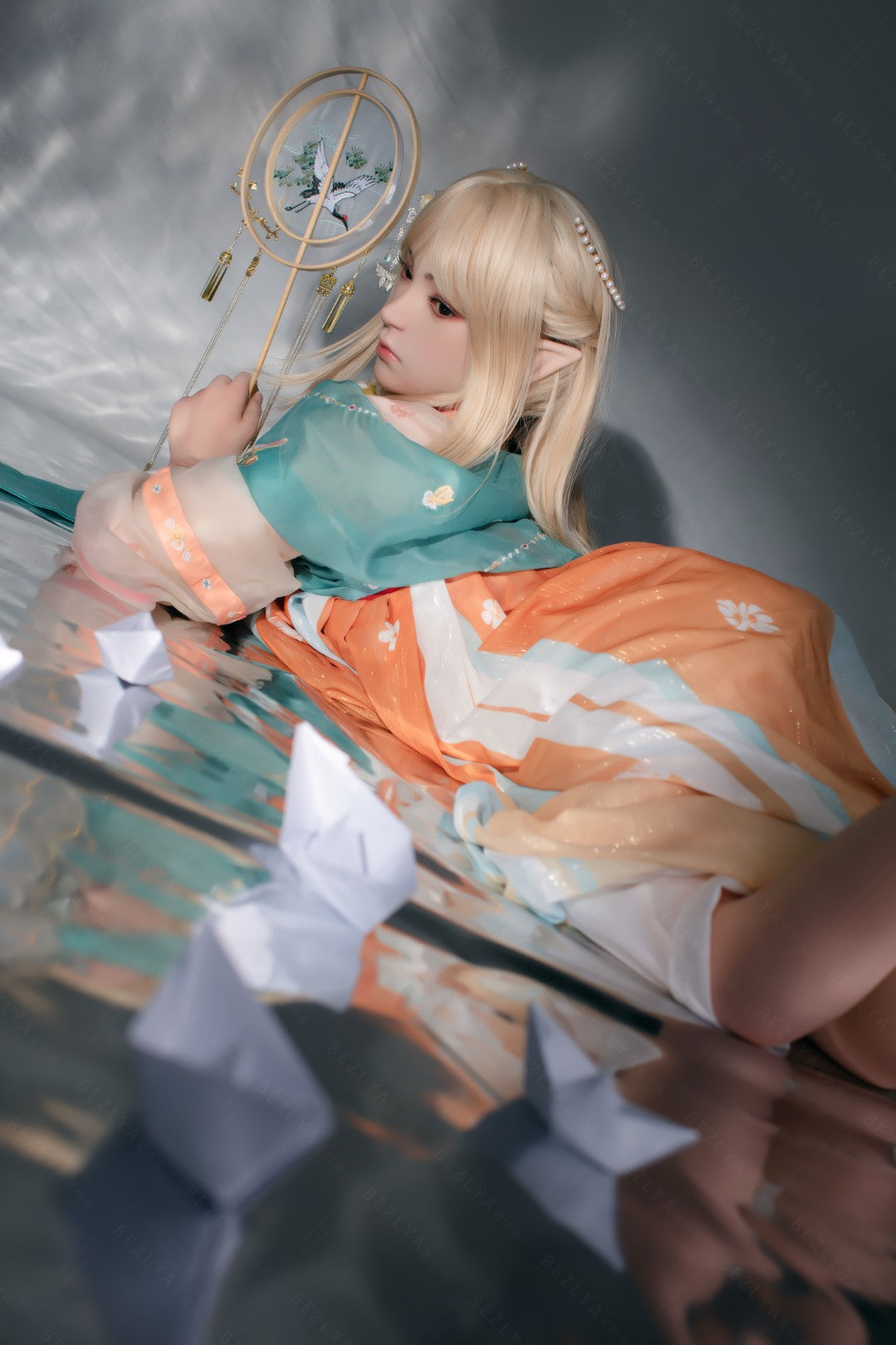 Boneca sexual amor-perfeito (Bezlya Doll Copo C 160cm 2.0 TPE+Silicone)