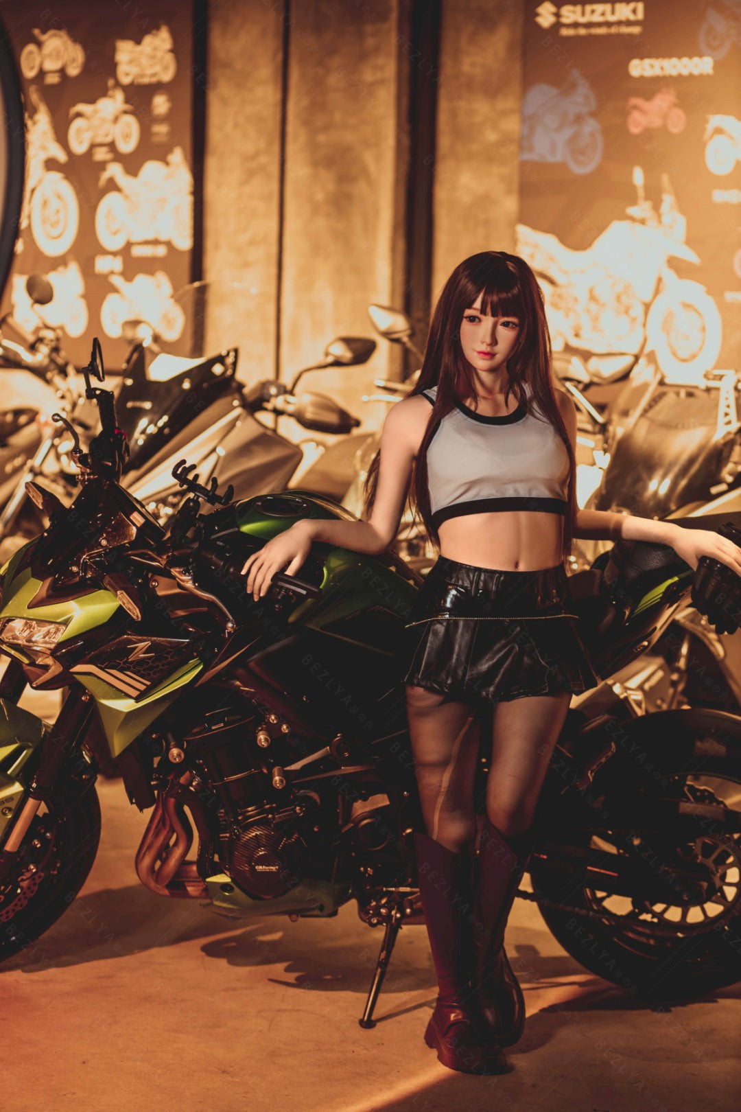 Acebo muñeca sexual (Bezlya Doll 160 cm copa C 2.1 silicona)