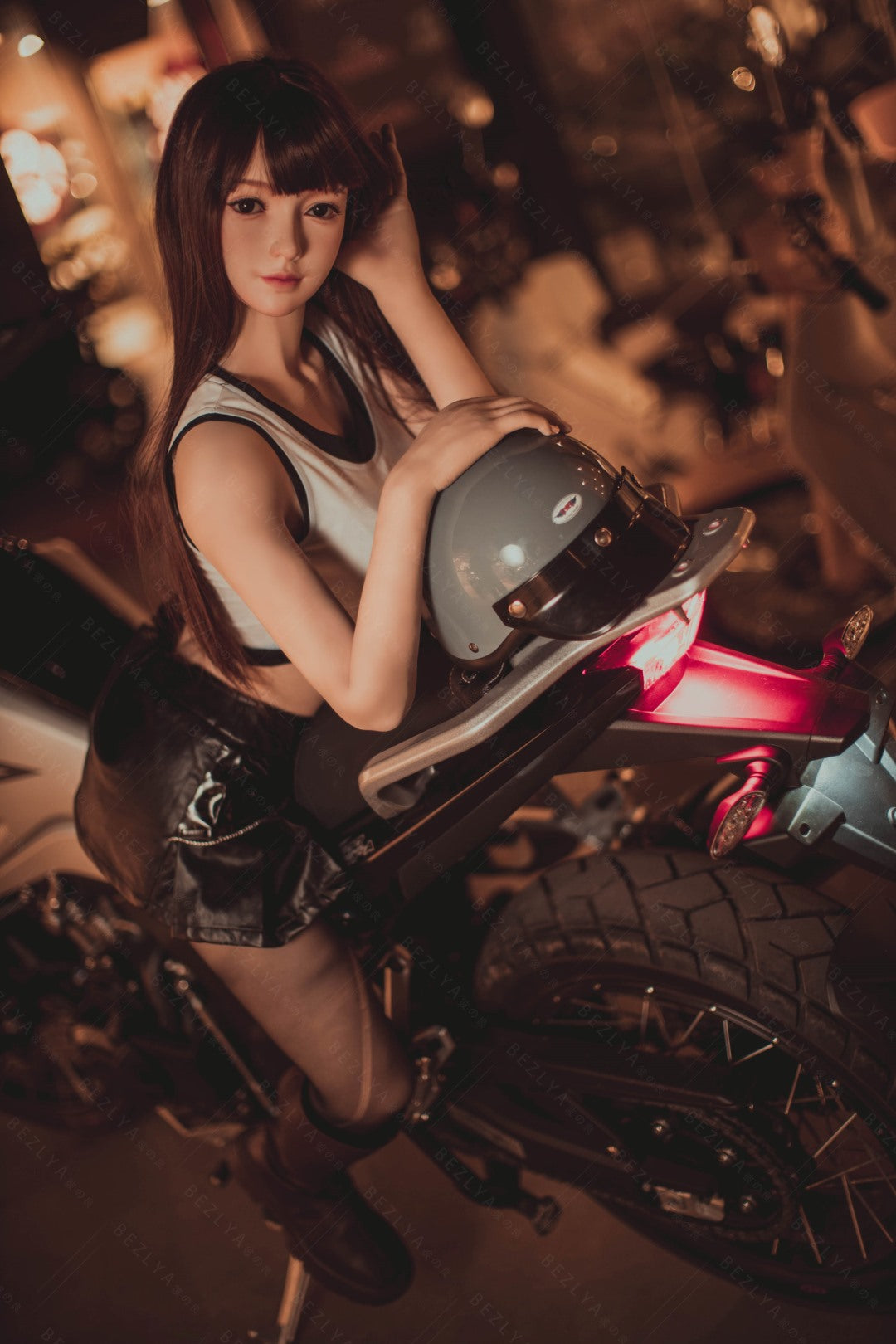 Acebo muñeca sexual (Bezlya Doll 160 cm copa C 2.1 silicona)