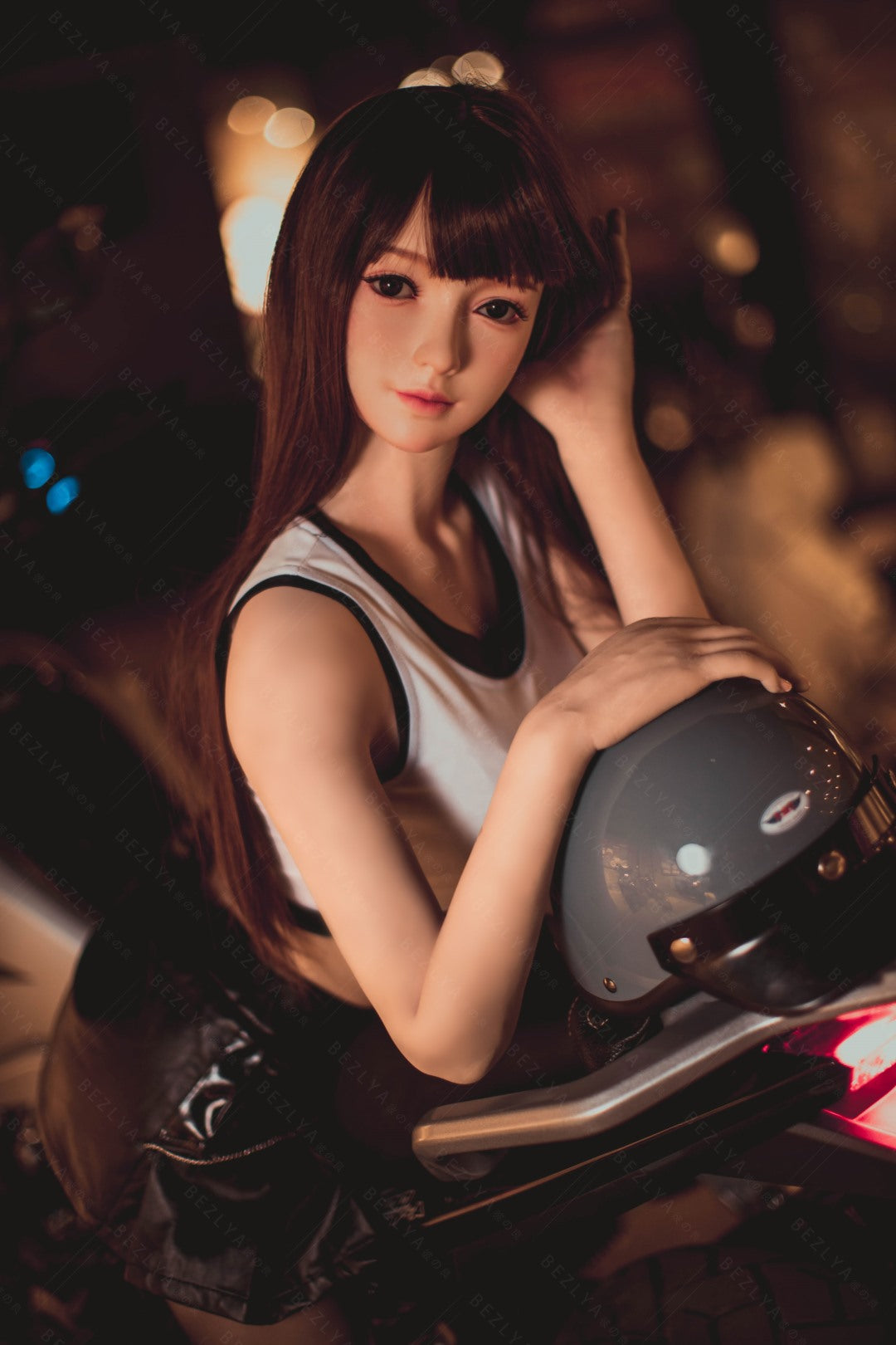 Acebo muñeca sexual (Bezlya Doll 160 cm copa C 2.1 silicona)