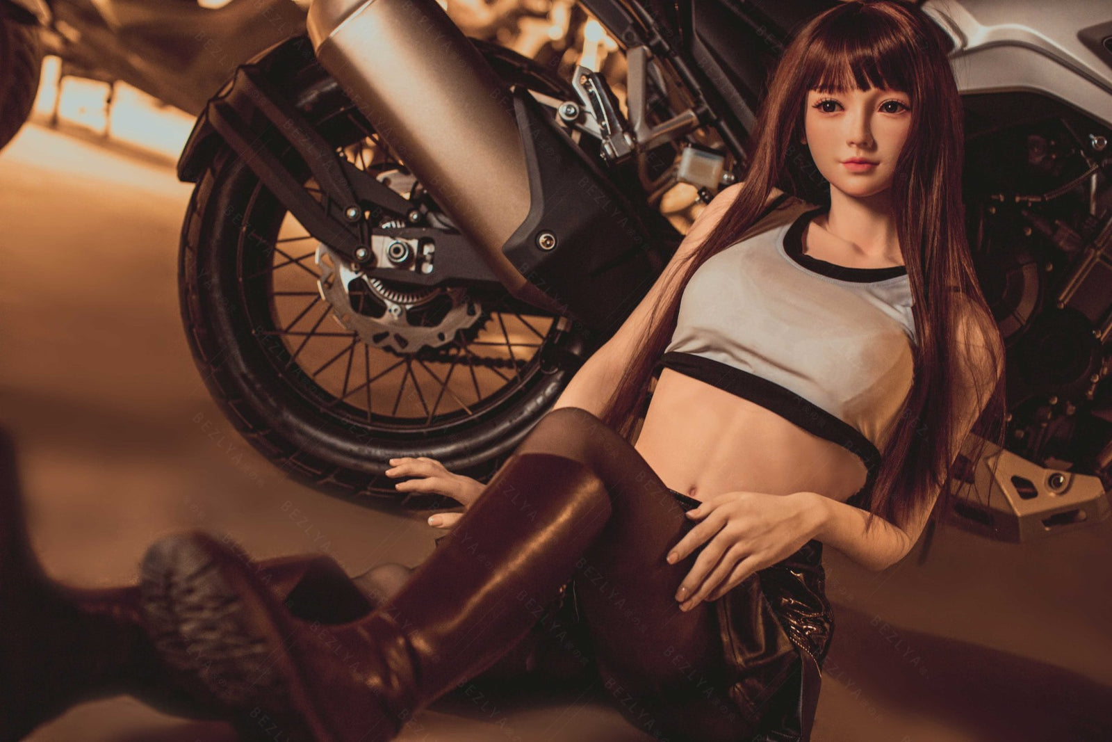 Acebo muñeca sexual (Bezlya Doll 160 cm copa C 2.1 silicona)