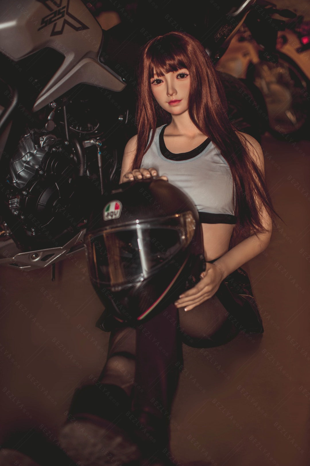 Acebo muñeca sexual (Bezlya Doll 160 cm copa C 2.1 silicona)