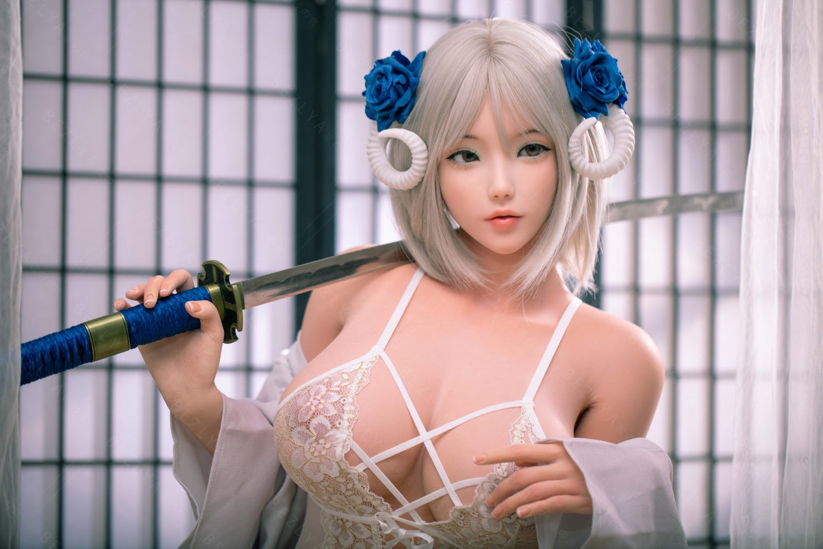 cirtenthera muñeca sexual (Bezlya Doll 160 cm copa G 2.1 silicona)