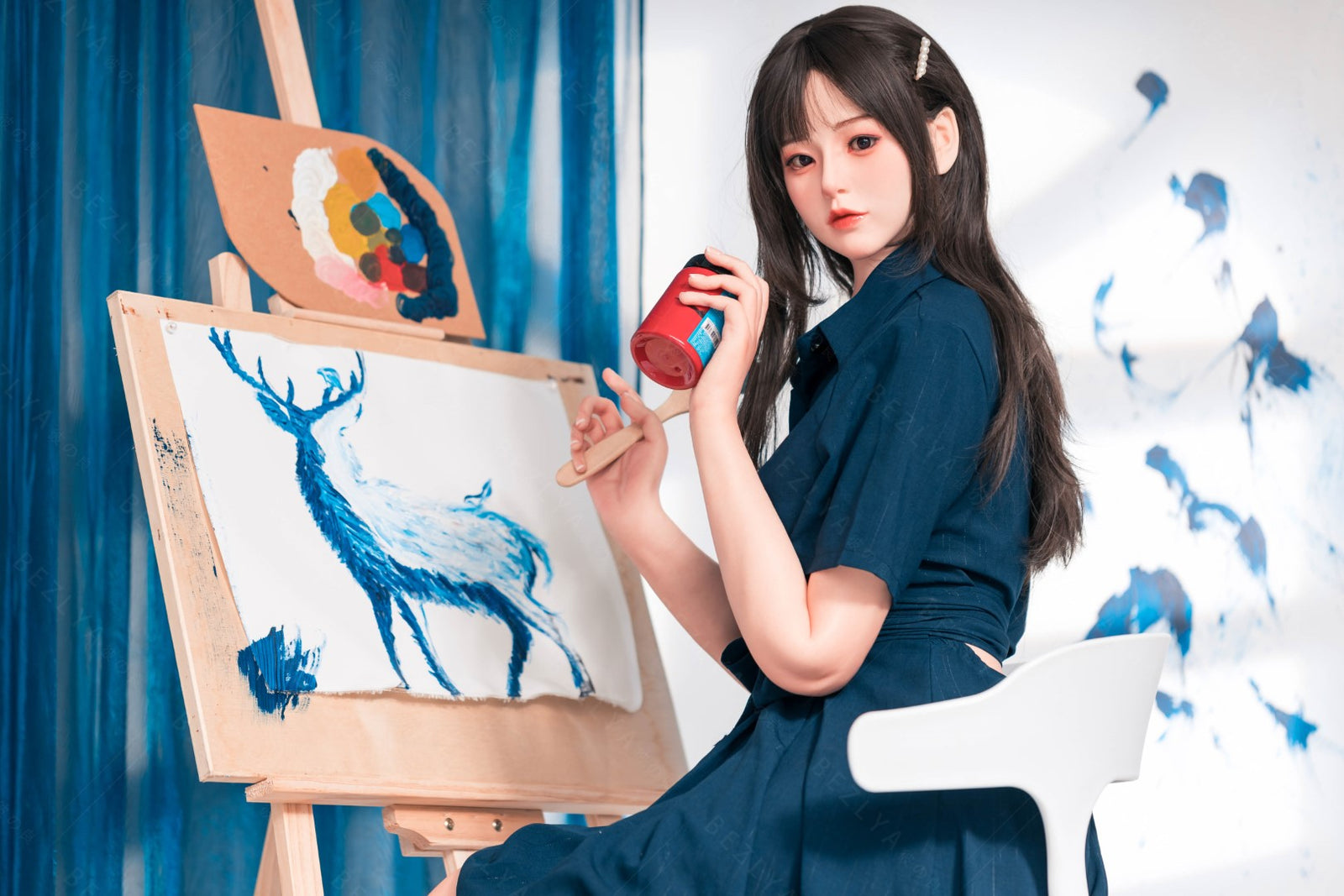 Begonia muñeca sexual (Bezlya Doll 162cm Copa C 2.2U Silicona)