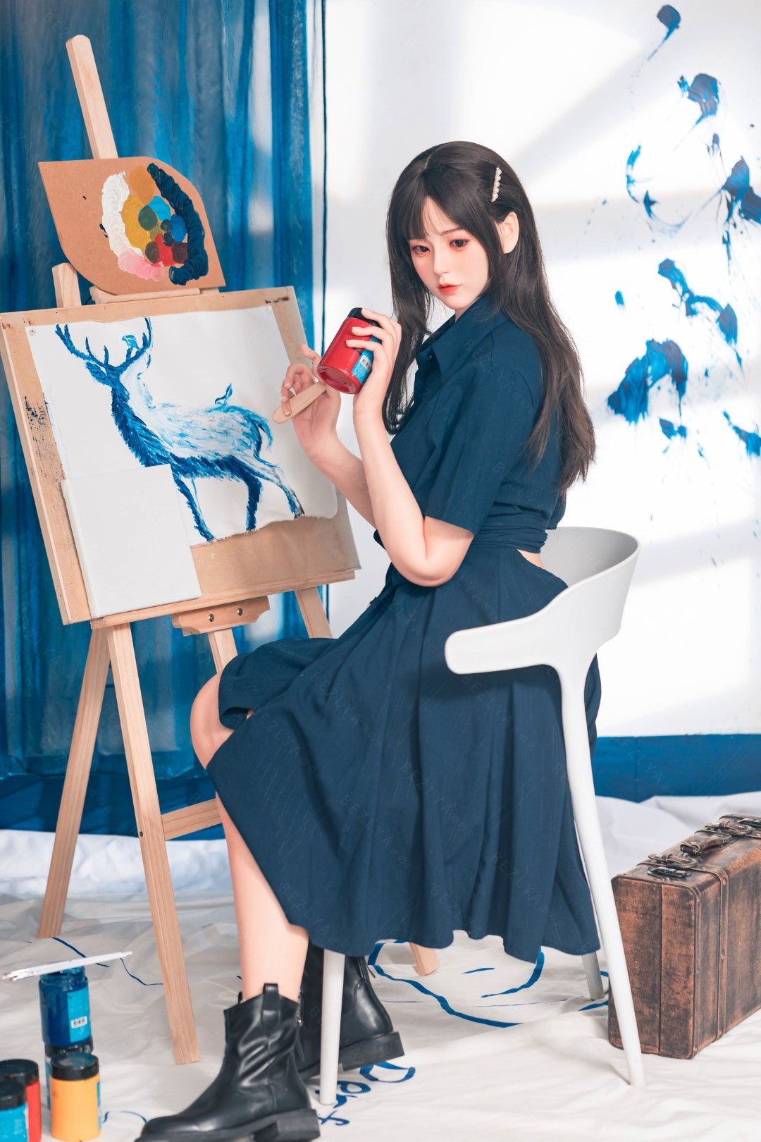 Begonia muñeca sexual (Bezlya Doll 162cm Copa C 2.2U Silicona)