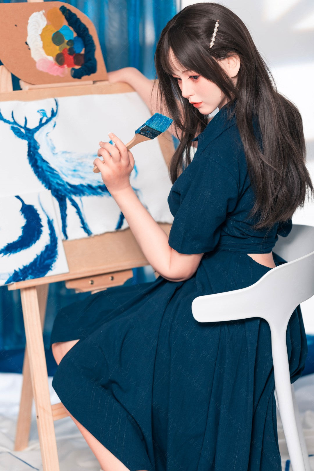 Begonia muñeca sexual (Bezlya Doll 162cm Copa C 2.2U Silicona)