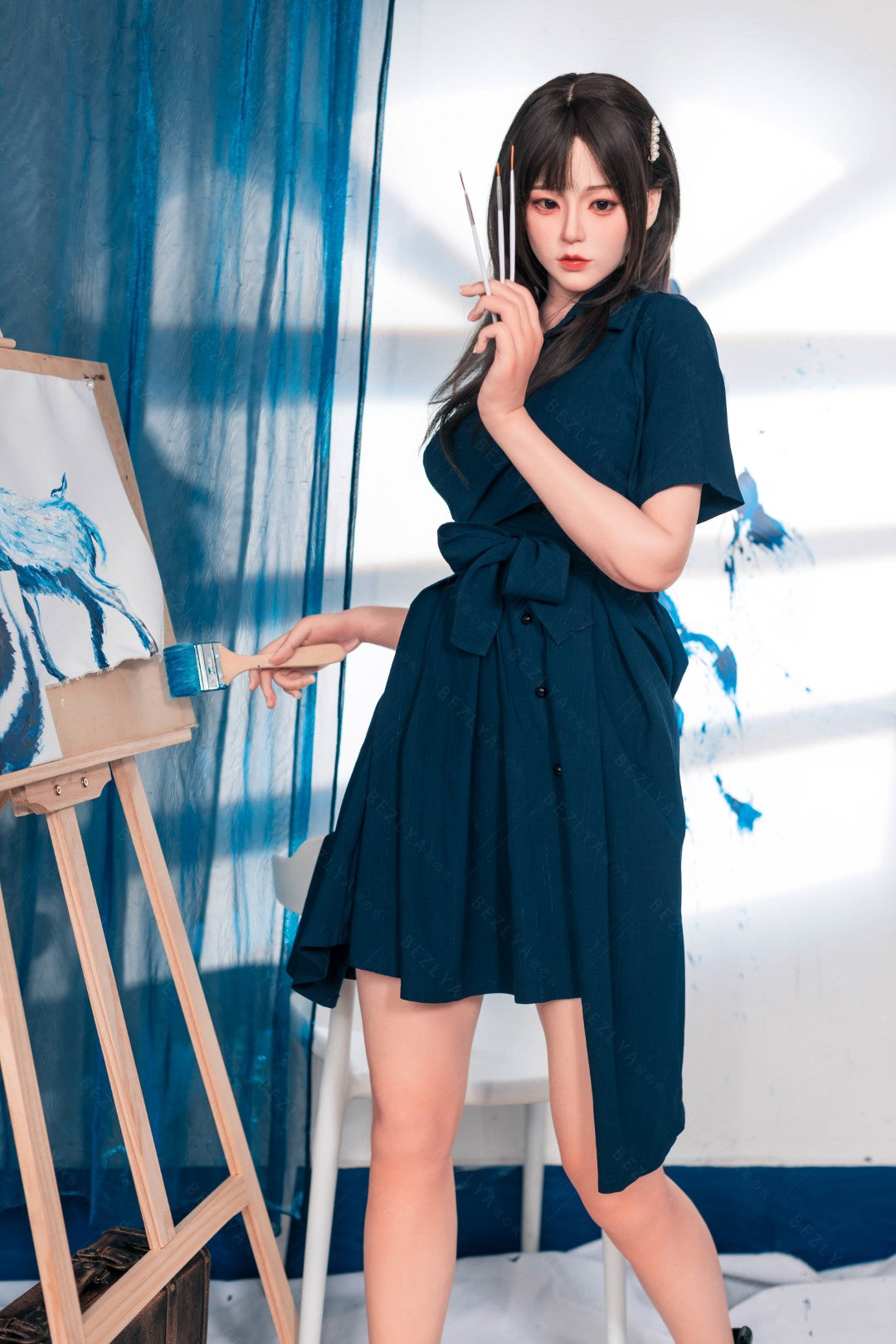 Begonia muñeca sexual (Bezlya Doll 162cm Copa C 2.2U Silicona)