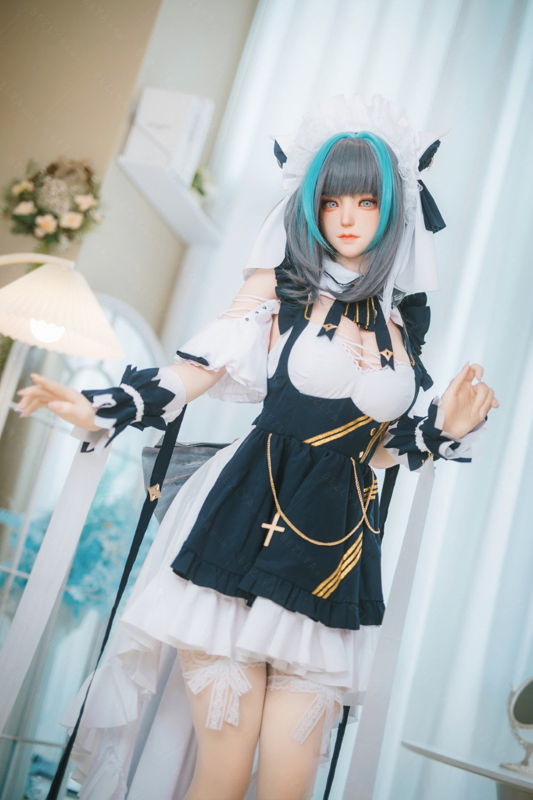 HMSCheshire muñeca sexual (Bezlya Doll Copa E de 155 cm (silicona 2,2 CF)