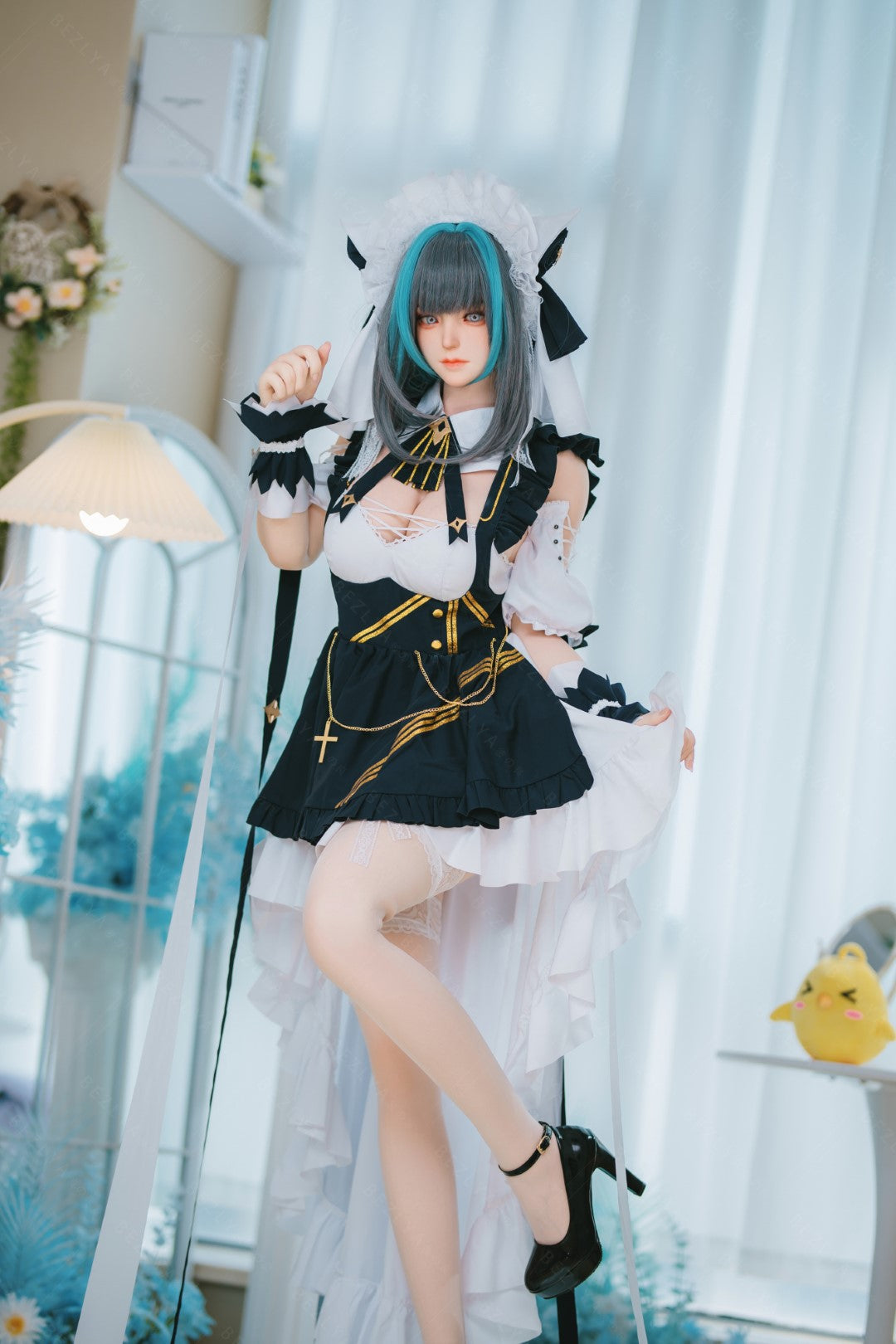 HMSCheshire muñeca sexual (Bezlya Doll Copa E de 155 cm (silicona 2,2 CF)