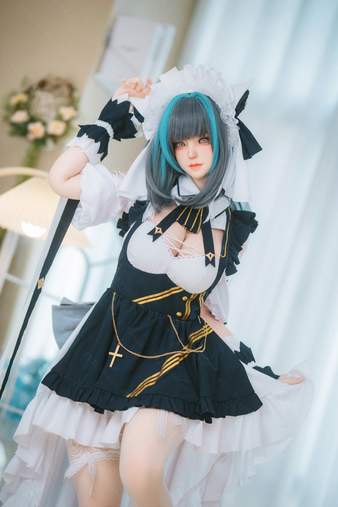 HMSCheshire muñeca sexual (Bezlya Doll Copa E de 155 cm (silicona 2,2 CF)