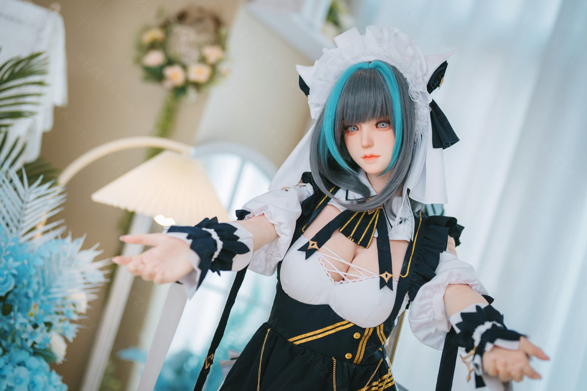 HMSCheshire muñeca sexual (Bezlya Doll Copa E de 155 cm (silicona 2,2 CF)