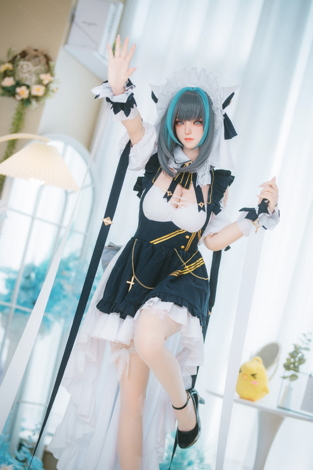 HMSCheshire muñeca sexual (Bezlya Doll Copa E de 155 cm (silicona 2,2 CF)