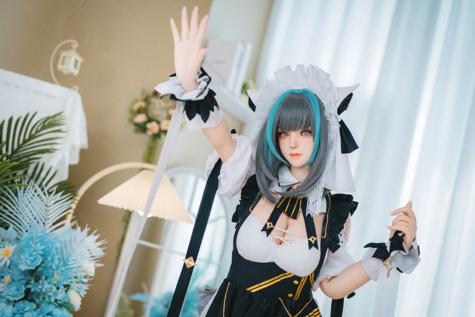 HMSCheshire muñeca sexual (Bezlya Doll Copa E de 155 cm (silicona 2,2 CF)