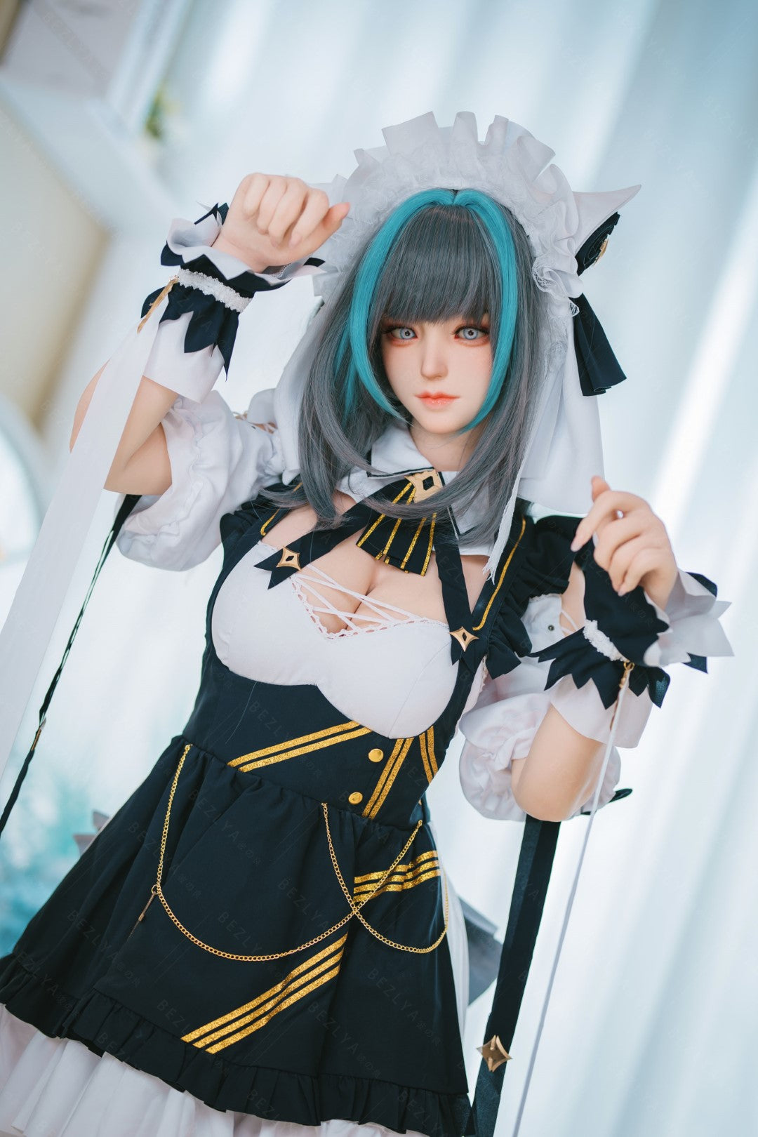 HMSCheshire muñeca sexual (Bezlya Doll Copa E de 155 cm (silicona 2,2 CF)