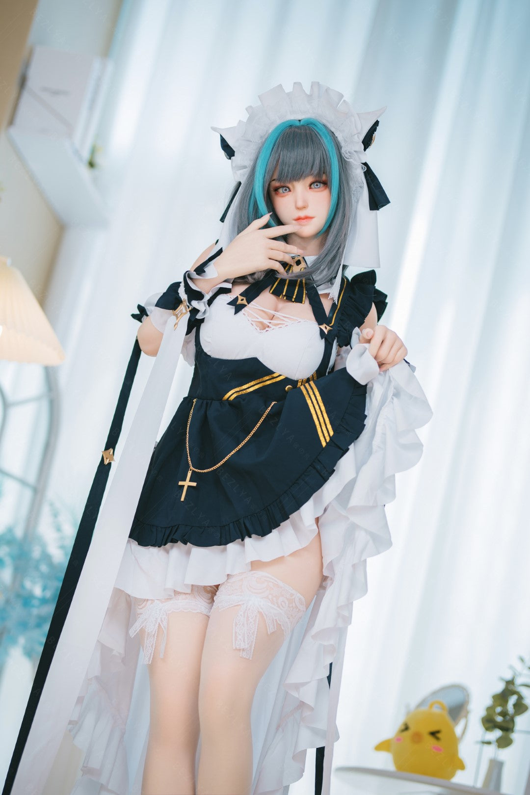 HMSCheshire muñeca sexual (Bezlya Doll Copa E de 155 cm (silicona 2,2 CF)