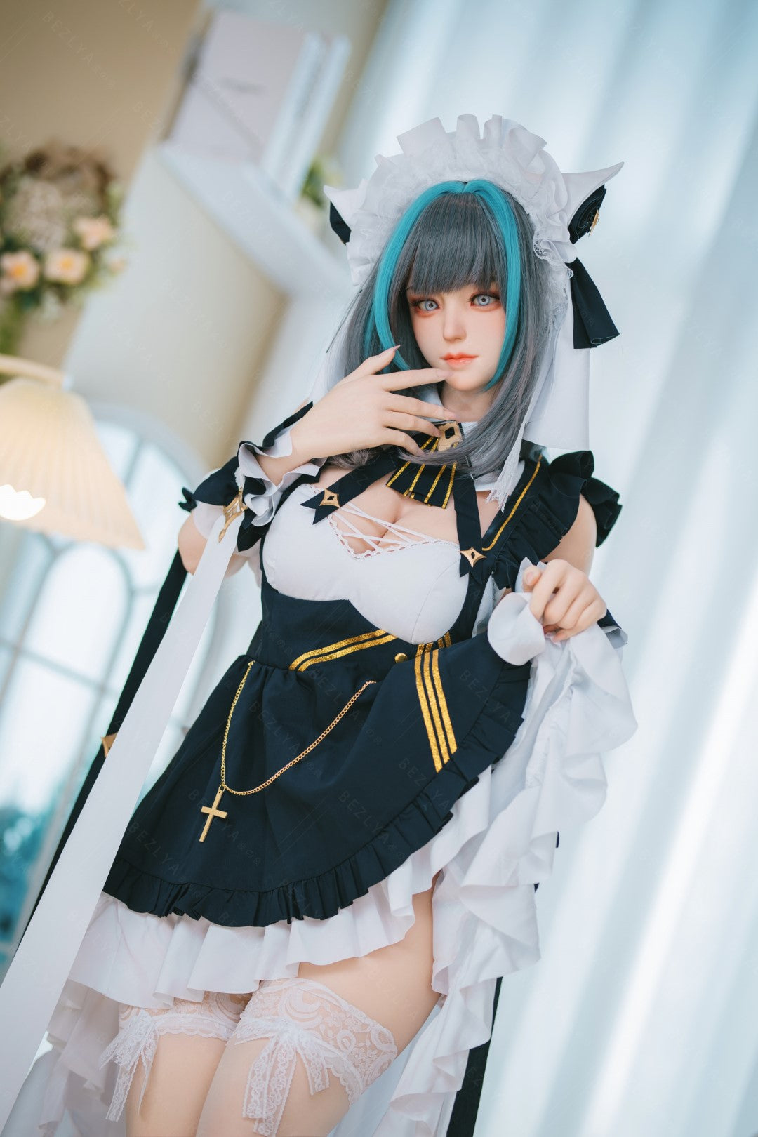 HMSCheshire muñeca sexual (Bezlya Doll Copa E de 155 cm (silicona 2,2 CF)