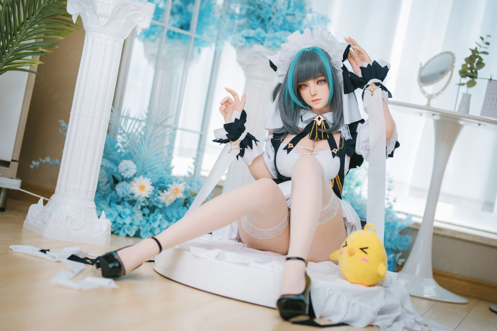 HMSCheshire muñeca sexual (Bezlya Doll Copa E de 155 cm (silicona 2,2 CF)