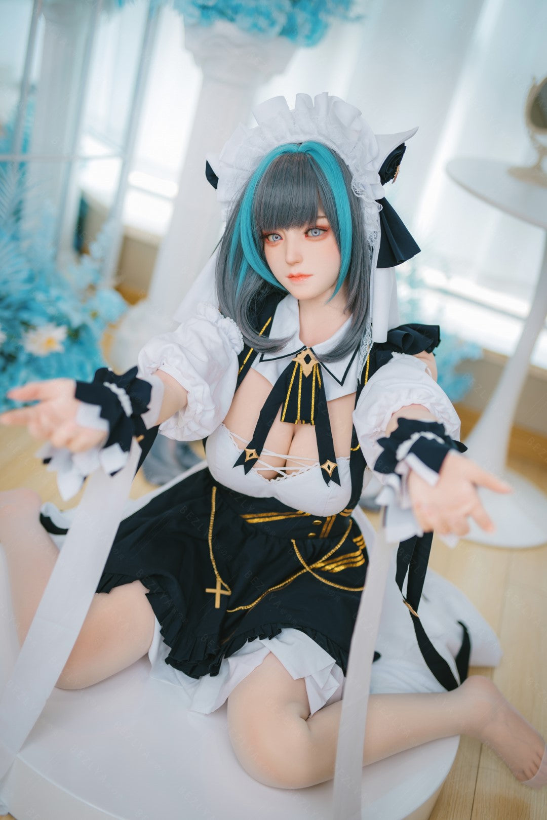 HMSCheshire muñeca sexual (Bezlya Doll Copa E de 155 cm (silicona 2,2 CF)