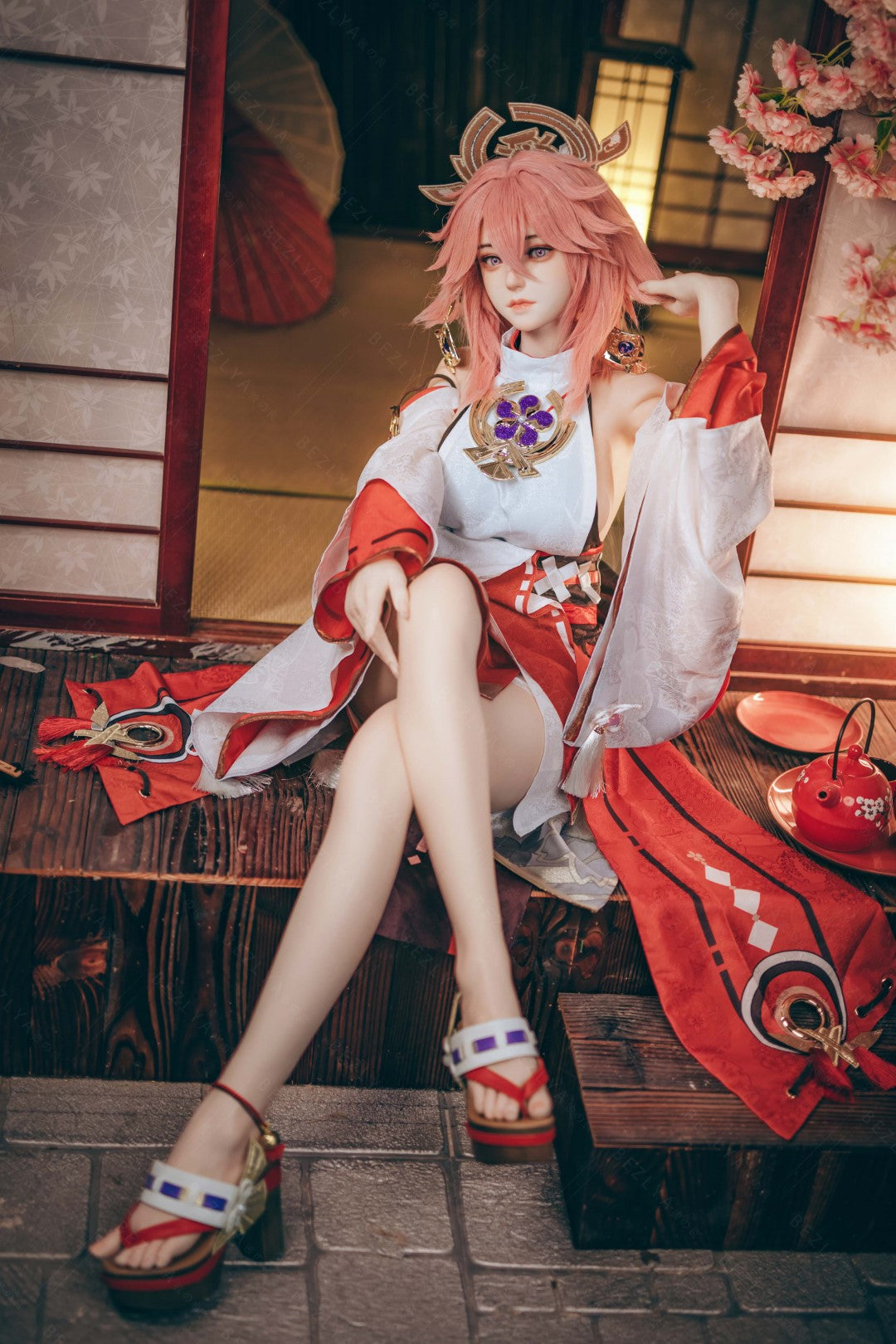 Yae Miko Sex doll (Bezlya Doll 155cm E-cup 2.2CF silicone)