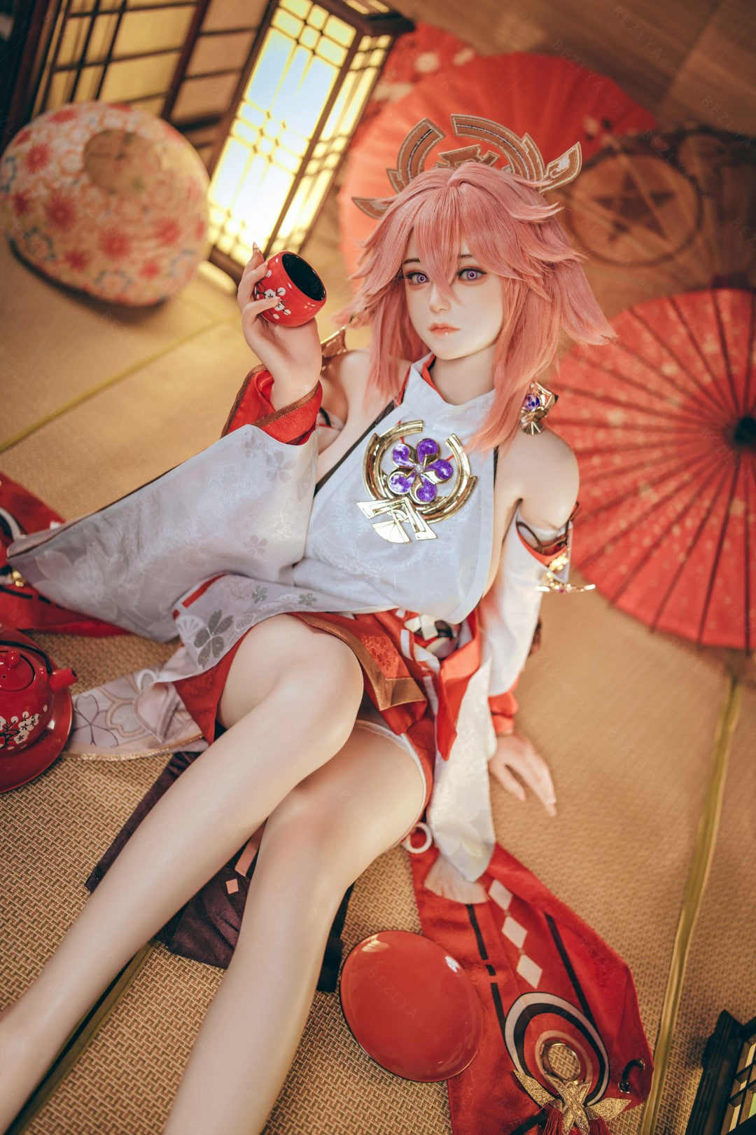 Yae Miko Sex doll (Bezlya Doll 155cm E-cup 2.2CF silicone)