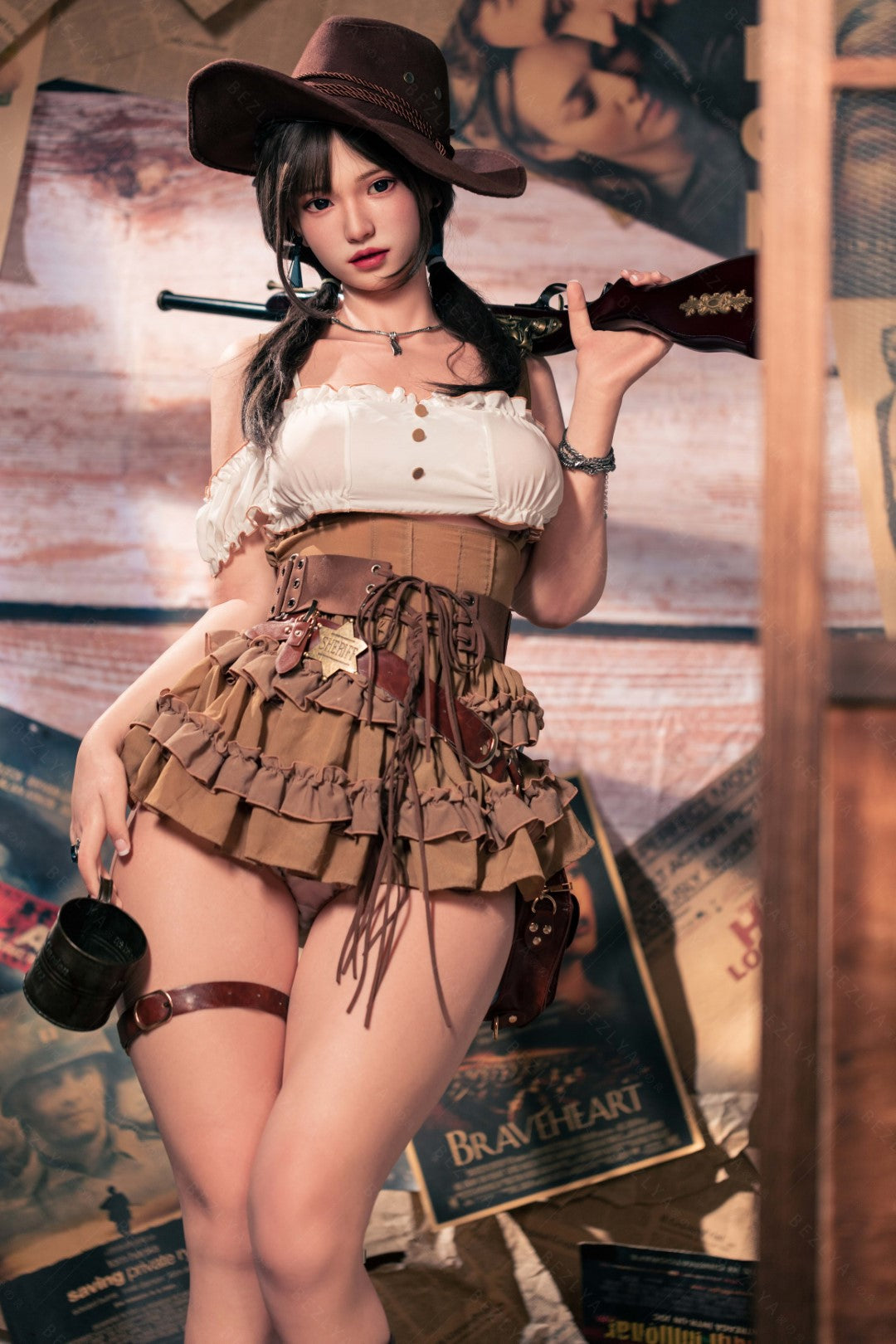 helianto muñeca sexual (Bezlya Doll 162cm Copa C 2.2U Silicona)