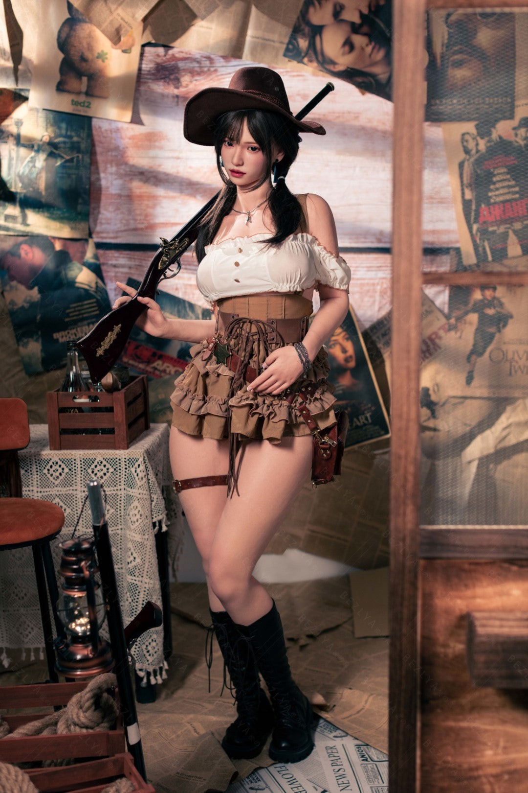 helianto muñeca sexual (Bezlya Doll 162cm Copa C 2.2U Silicona)