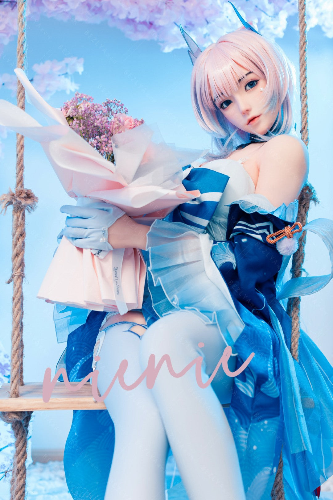 cirtenthera muñeca sexual (Bezlya Doll 155cm copa B 2.0 TPE+Silicona)