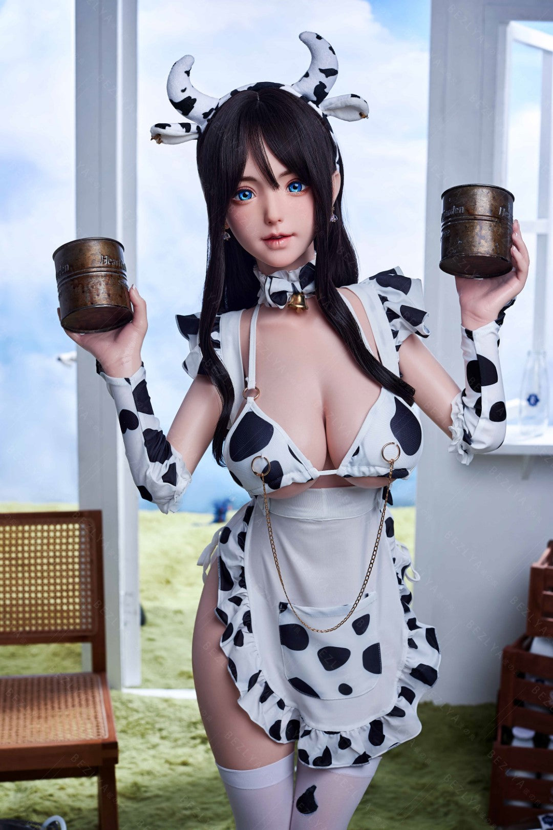 Boneca sexual pisum (Bezlya Doll 145cm F-kupa 2.2cf silicone)