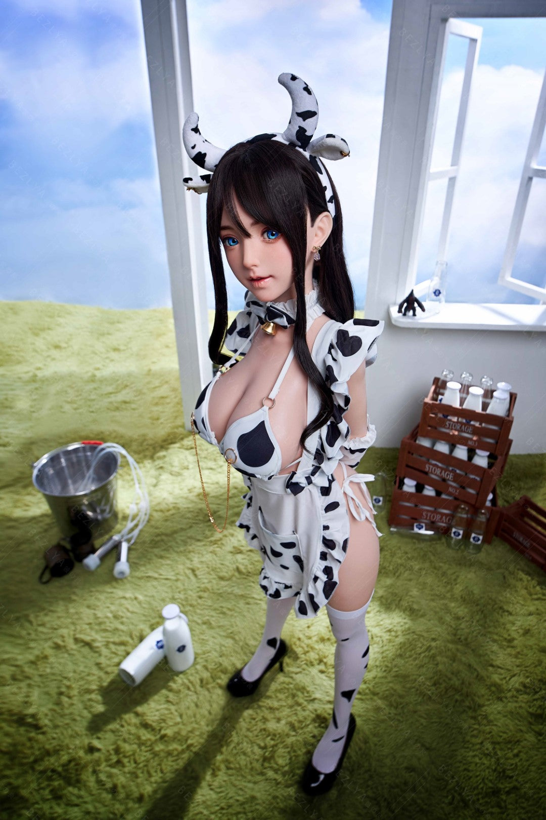 Pisum muñeca sexual (Bezlya Doll 145 cm copa F 2.2CF silicona)