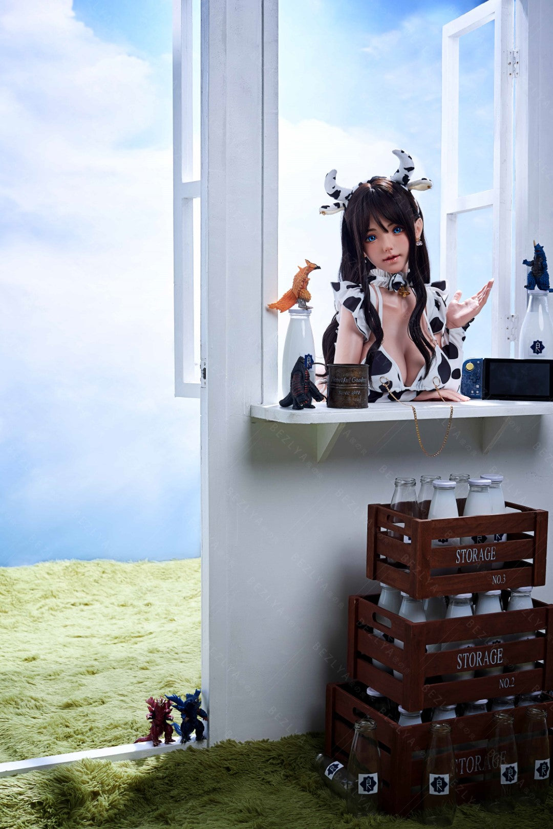 Pisum muñeca sexual (Bezlya Doll 145 cm copa F 2.2CF silicona)