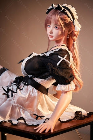 Boneca sexual de baunilha (Bezlya Doll 155cm H-Kupa 2.1 silicone)