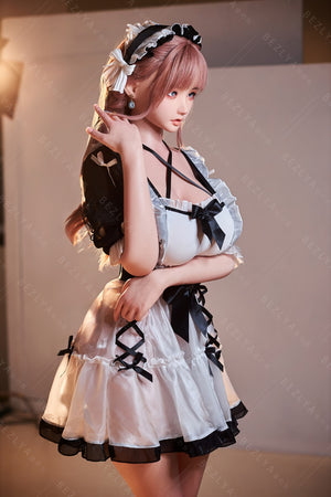 Boneca sexual de baunilha (Bezlya Doll 155cm H-Kupa 2.1 silicone)