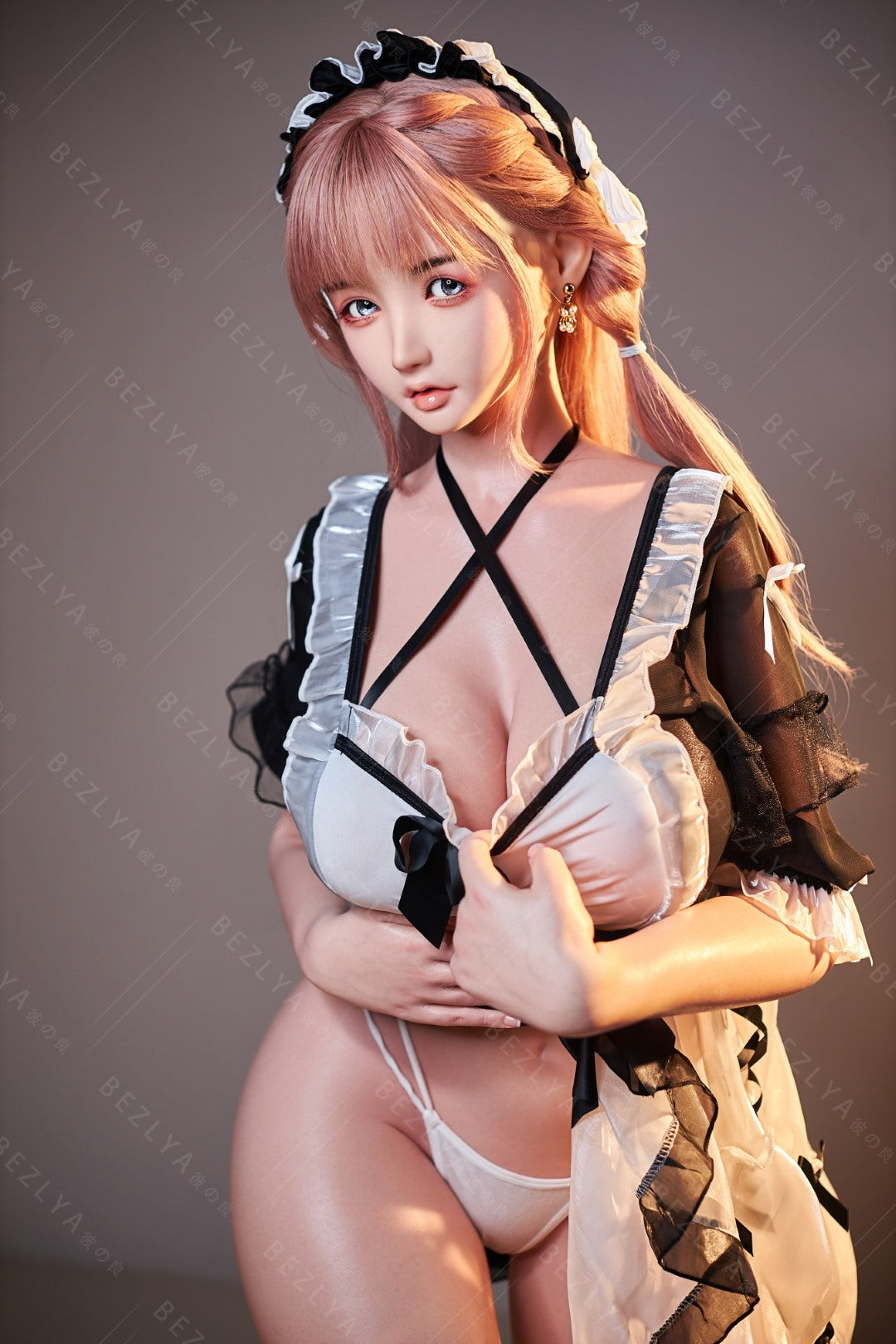 Vainilla muñeca sexual (Bezlya Doll 155 cm H-Kupa 2.1 Silicona)