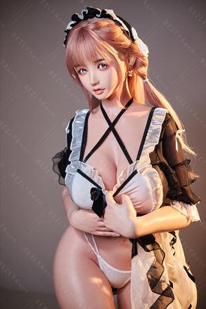 Boneca sexual de baunilha (Bezlya Doll 155cm H-Kupa 2.1 silicone)
