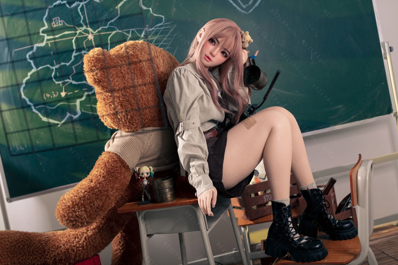 Convallaria muñeca sexual (Bezlya Doll 155cm B copa 2.1 Silicona)