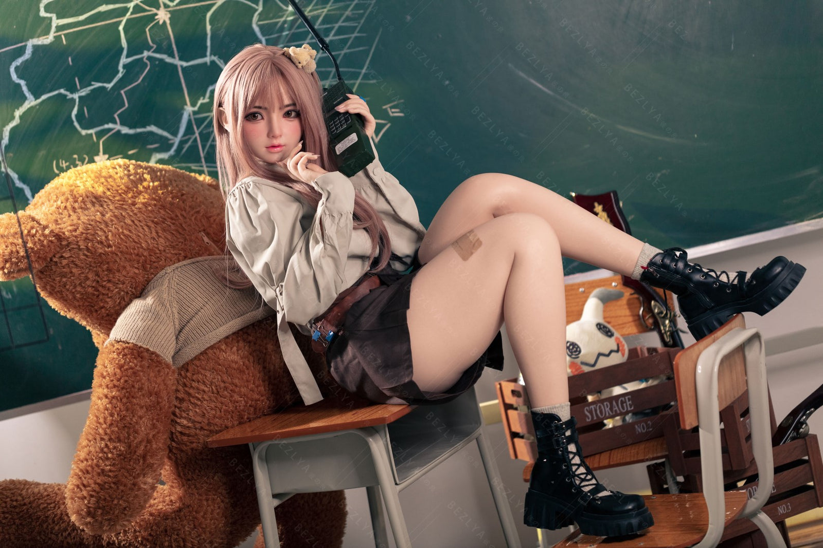 Convallaria muñeca sexual (Bezlya Doll 155cm B copa 2.1 Silicona)