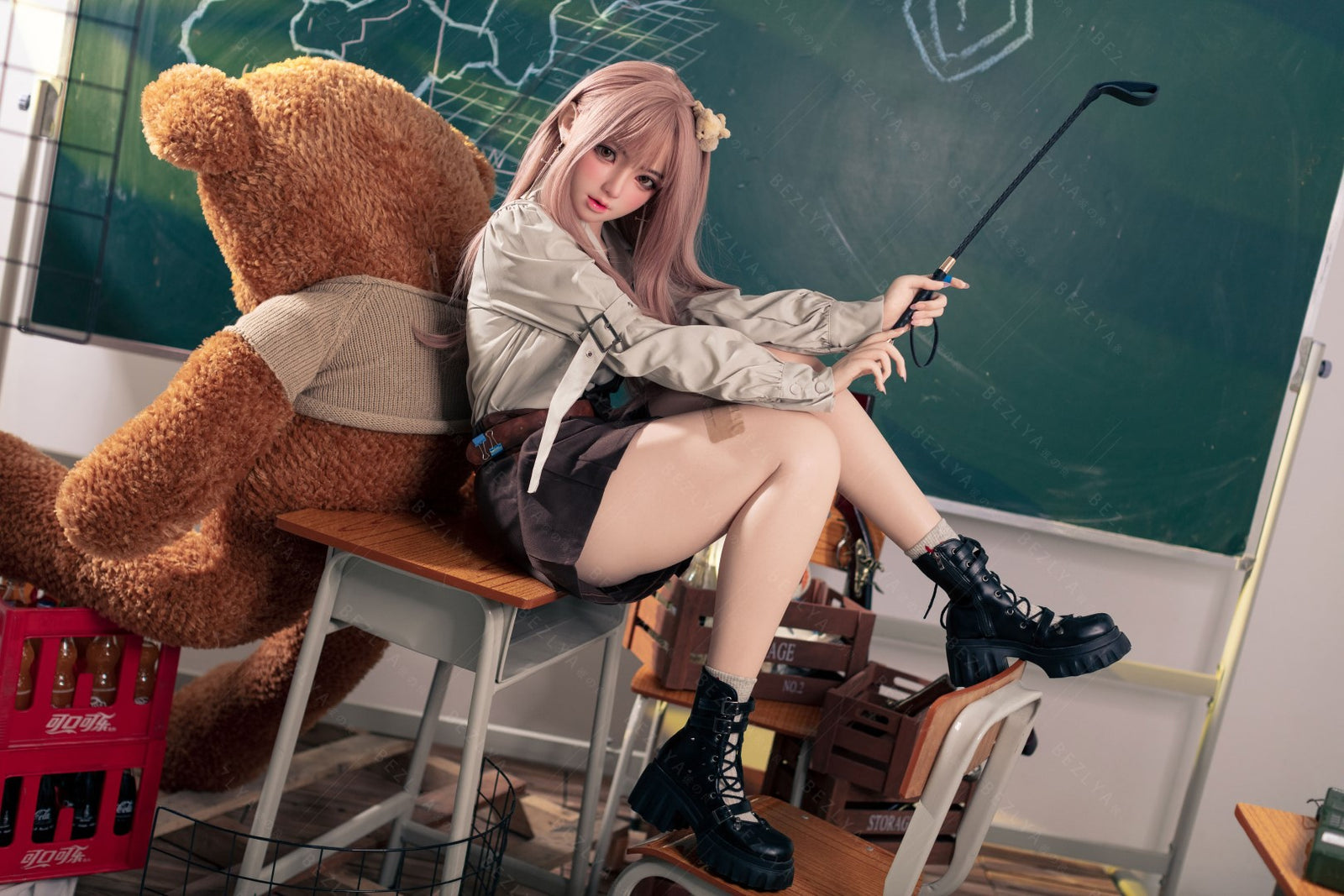 Convallaria muñeca sexual (Bezlya Doll 155cm B copa 2.1 Silicona)