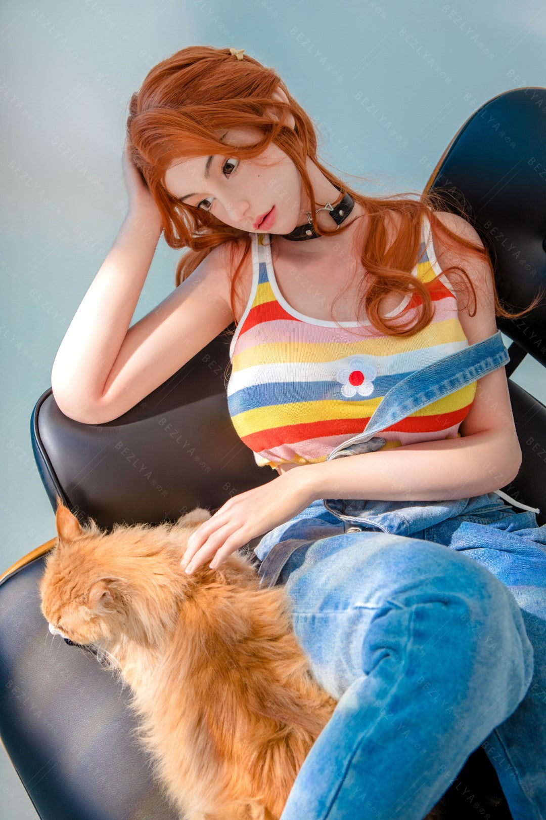 Aglaia muñeca sexual (Bezlya Doll 163 cm copa C 2.1 silicona)