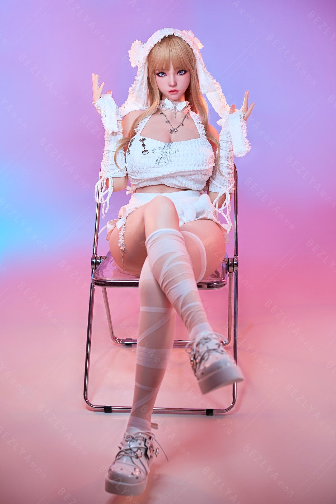 Boneca sexual Calla (Bezlya Doll Copo E de 155cm 2.2CF Silicone)