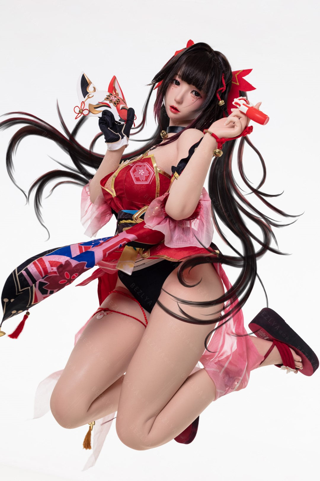 Boneca sexual brilhante (Bezlya Doll Copo E de 155cm 2.2CF Silicone)