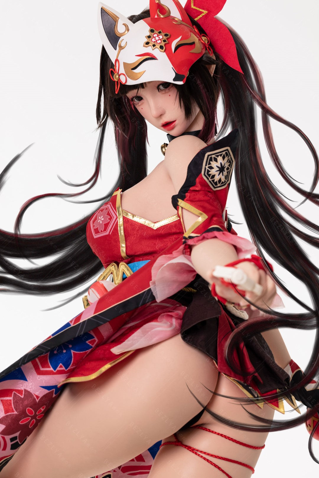 Boneca sexual brilhante (Bezlya Doll Copo E de 155cm 2.2CF Silicone)